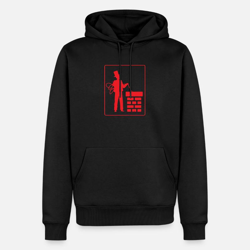 Schonsteinfeger chimney sweeper gift idea - Men’s Premium Organic Hoodie - black