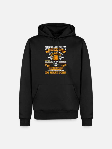 Mason saying gift - Men’s Premium Organic Hoodie - black