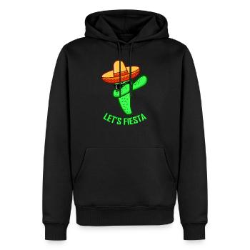 LET'S FIESTA Cinco De Mayo Geschenk Party Frauen - Männer Premium Bio Hoodie - Schwarz - Vorne - Nico (187cm)