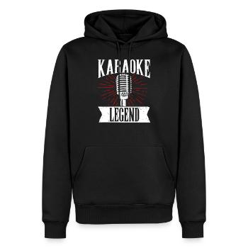 Karaoke Japanische Zeichen Geschenk Singer Karaoke - Männer Premium Bio Hoodie - Schwarz - Vorne - Nico (187cm)