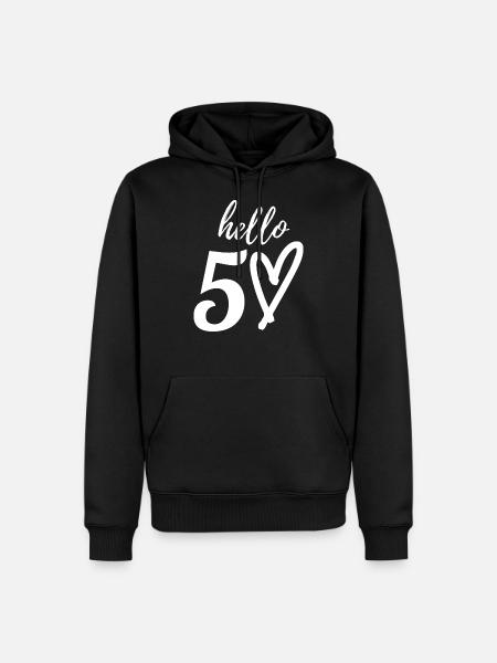 50th birthday - Men’s Premium Organic Hoodie - black