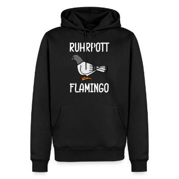Ruhrpott Nrw Kult Spruch - Männer Premium Bio Hoodie - Schwarz - Vorne - Nico (187cm)