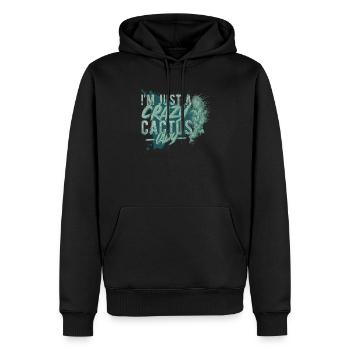 Kakteen Mum Kaktus - Männer Premium Bio Hoodie - Schwarz - Vorne - Nico (187cm)