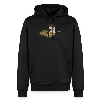 Indiana Maus - lustiges Abenteuer Comic Design - Männer Premium Bio Hoodie - Schwarz - Vorne - Nico (187cm)