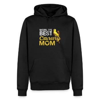 Kanarienvogel Vogel Haustier Kanarienvögel Vögel - Männer Premium Bio Hoodie - Schwarz - Vorne - Nico (187cm)