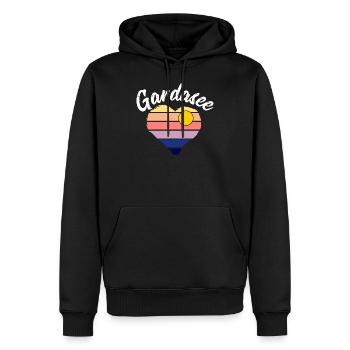 Gardasee Fan Gardasee Urlaub - Männer Premium Bio Hoodie - Schwarz - Vorne - Nico (187cm)