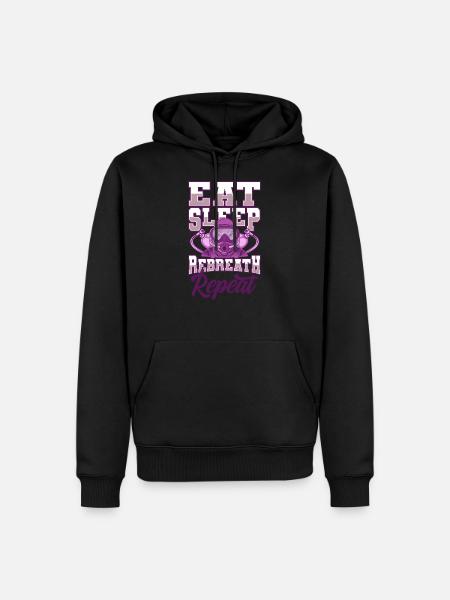 Eat Sleep Repeat Tec Diver Berufstaucher - Herre Premium økologisk hoodie - sort