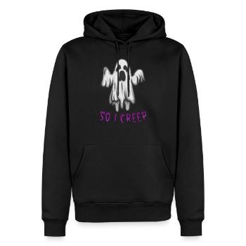 Si I Creep Halloween 2021 Rapide - Sweat à capuche Premium bio Homme - noir - Devant - Nico (187cm)