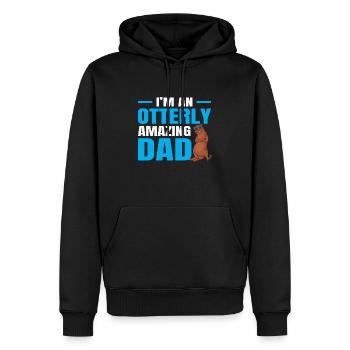 Otter tierliebhaber fischotter seeotter tier liebe - Männer Premium Bio Hoodie - Schwarz - Vorne - Nico (187cm)
