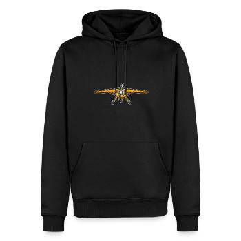 Ferngesteuertes Flugzeug Modellflugzeug - Männer Premium Bio Hoodie - Schwarz - Vorne - Nico (187cm)