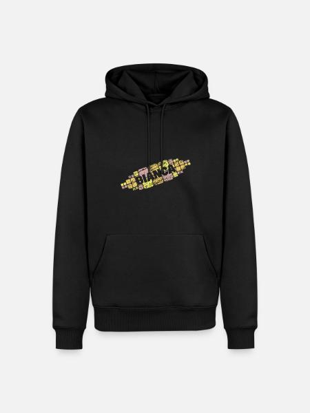 Mère Bianca - Sweat à capuche Premium bio Homme - noir