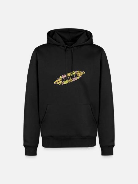 Amilia - Männer Premium Bio Hoodie - Schwarz