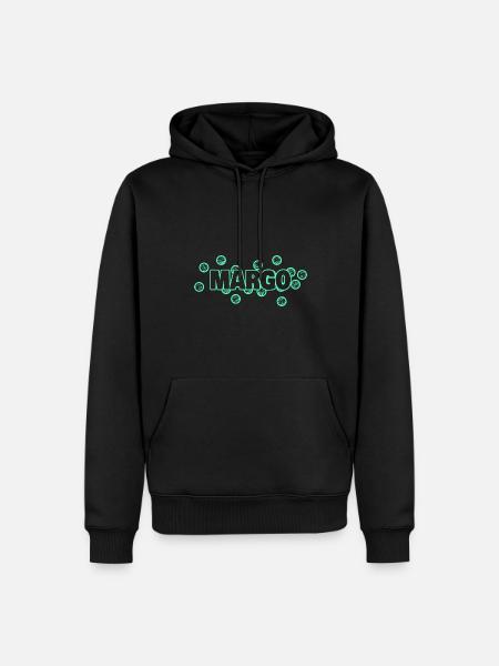 Funny Margo - Men’s Premium Organic Hoodie - black