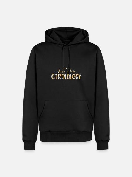 Cardiology Nurse Cardiologist - Men’s Premium Organic Hoodie - black