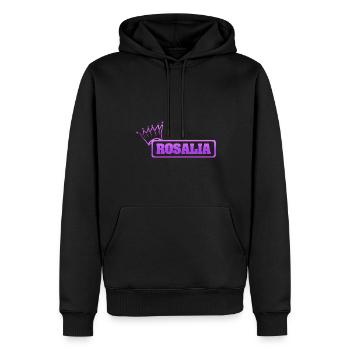 Schwester Rosalia - Männer Premium Bio Hoodie - Schwarz - Vorne - Nico (187cm)