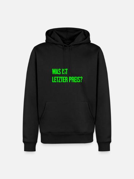What is last price? - Men’s Premium Organic Hoodie - black