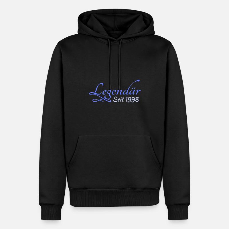 Held 1998 - Männer Premium Bio Hoodie - Schwarz
