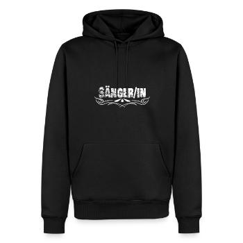 Mein Beruf ist Sänger Sängerin - Männer Premium Bio Hoodie - Schwarz - Vorne - Nico (187cm)