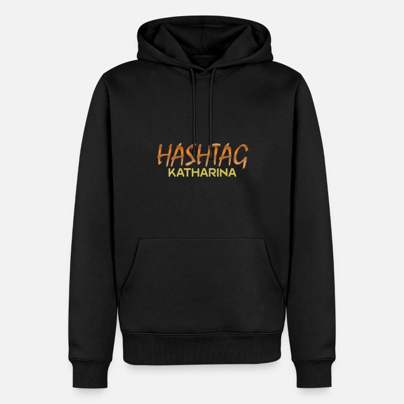 Katharina comme prénom - Sweat à capuche Premium bio Homme - noir