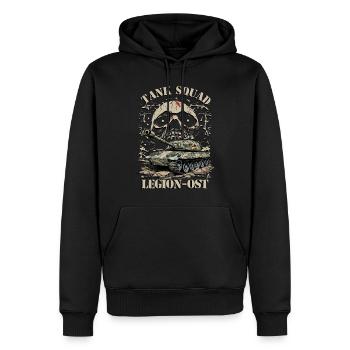 Panzer Trupp Legion-Ost - Männer Premium Bio Hoodie - Schwarz - Vorne - Nico (187cm)