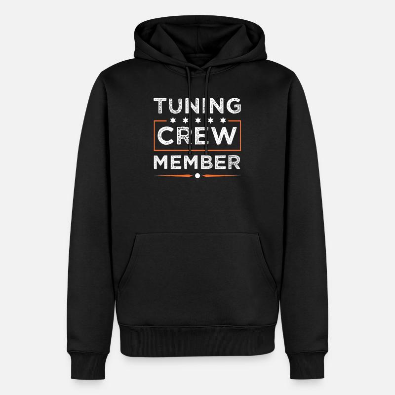 Équipe de réglage - Sweat à capuche Premium bio Homme - noir