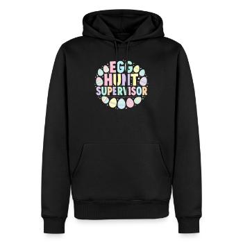 Oster-Eier-Aufseher - Männer Premium Bio Hoodie - Schwarz - Vorne - Nico (187cm)