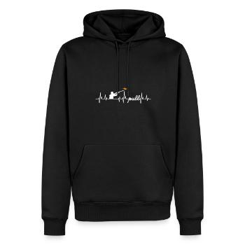 Trapschießen Skeet Tontaubenschießen - Männer Premium Bio Hoodie - Schwarz - Vorne - Nico (187cm)