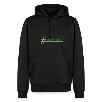 argentinien - Männer Premium Bio Hoodie - Schwarz - Vorne - Nico (187cm)