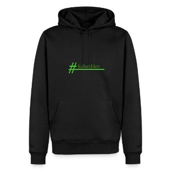 kolumbien - Männer Premium Bio Hoodie - Schwarz - Vorne - Nico (187cm)