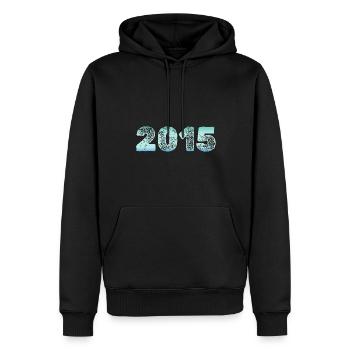 Ice 2015 - Männer Premium Bio Hoodie - Schwarz - Vorne - Nico (187cm)