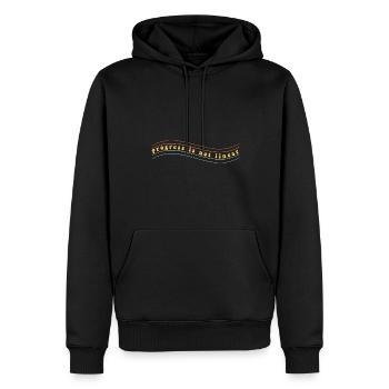 Progress Is Not Linear Special Education Teacher - Men’s Premium Organic Hoodie - black - Front - Nico (187cm)