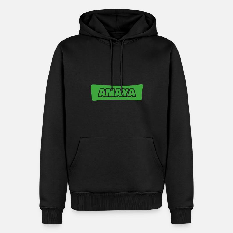 Naissance Amaya - Sweat à capuche Premium bio Homme - noir