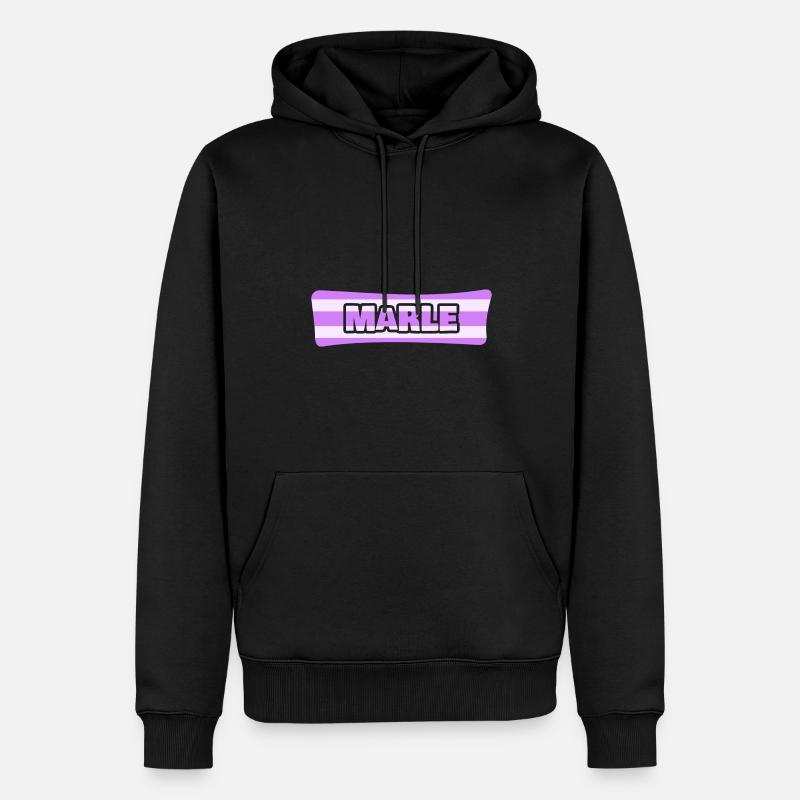 Hochzeit Marle - Männer Premium Bio Hoodie - Schwarz