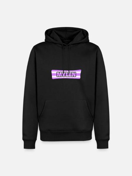 JGA Mylen - Sweat à capuche Premium bio Homme - noir
