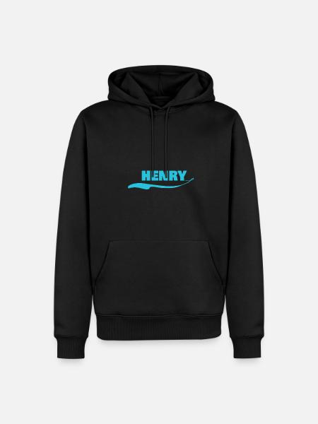 Gift for Henry - Men’s Premium Organic Hoodie - black