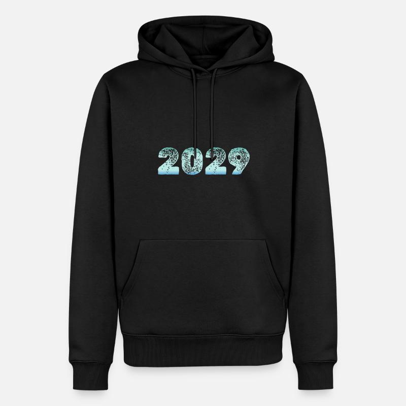 Ice 2029 - Männer Premium Bio Hoodie - Schwarz