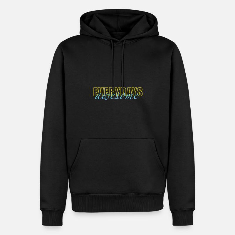 Chaque jour incroyable - Sweat à capuche Premium bio Homme - noir