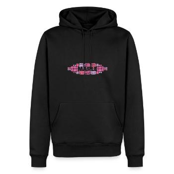 Mutter für Marle Mutti Mama - Männer Premium Bio Hoodie - Schwarz - Vorne - Nico (187cm)