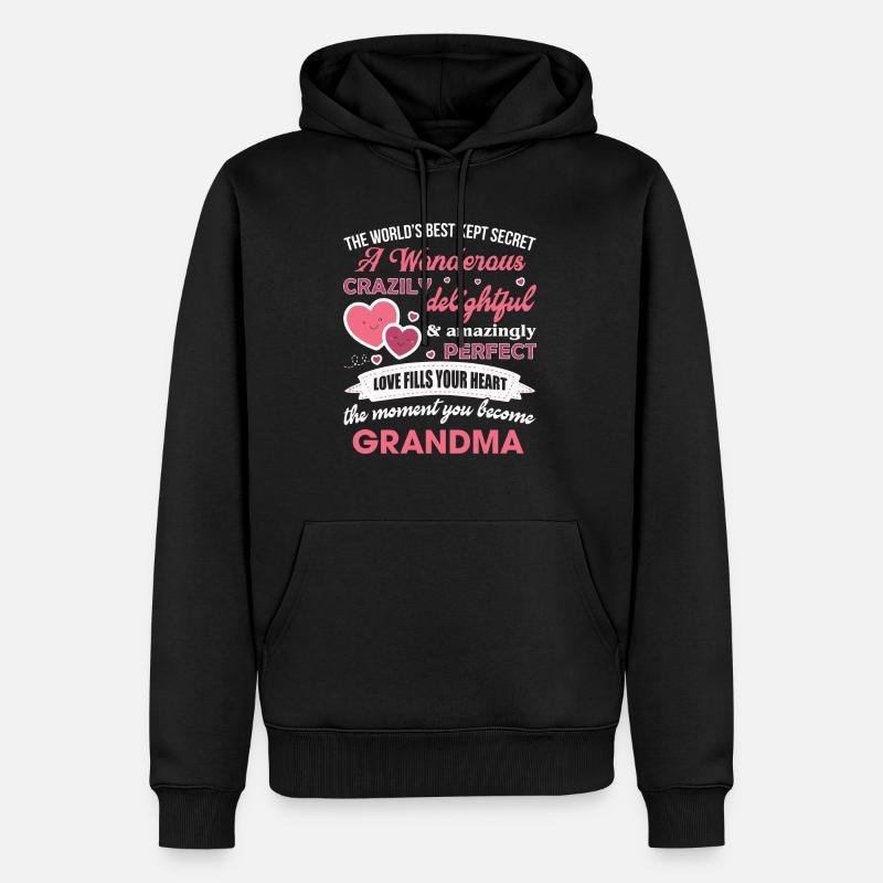 Perfekte Mamy - Männer Premium Bio Hoodie - Schwarz