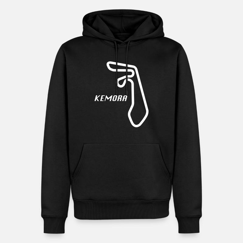 Kemora - Sweat à capuche Premium bio Homme - noir