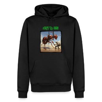 Ant helps Mankind - Männer Premium Bio Hoodie - Schwarz - Vorne - Nico (187cm)