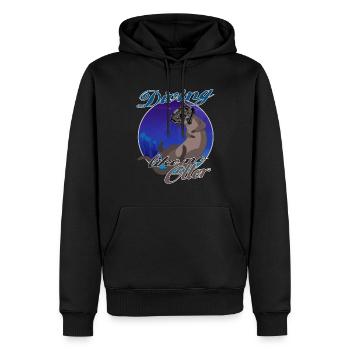 diving diving like no otter oxy ocean diving - Men’s Premium Organic Hoodie - black - Front - Nico (187cm)