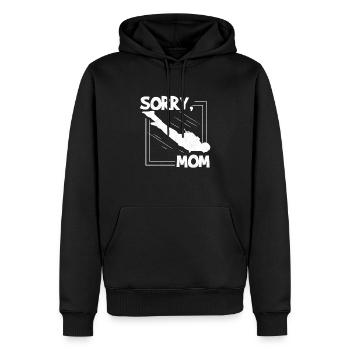 Sorry Mom Skydiver Son Parachute Skydiving - Männer Premium Bio Hoodie - Schwarz - Vorne - Nico (187cm)