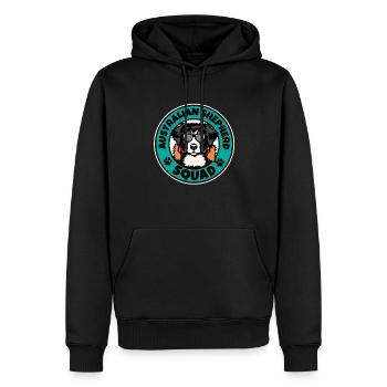 Australian Shepherd Squad I Dog Lover I Australian - Männer Premium Bio Hoodie - Schwarz - Vorne - Nico (187cm)