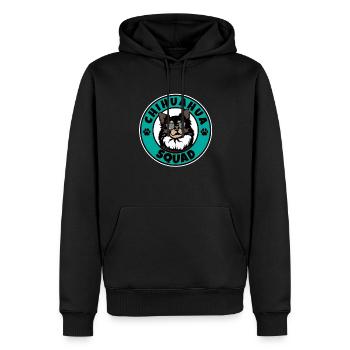 Chihuahua Squad I Dog Lover I Chihuahua - Männer Premium Bio Hoodie - Schwarz - Vorne - Nico (187cm)