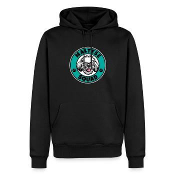 Maltese Squad I Dog Lover I Maltese - Männer Premium Bio Hoodie - Schwarz - Vorne - Nico (187cm)