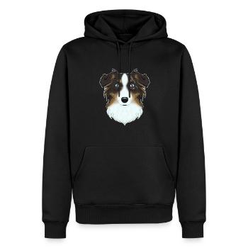 Australian Shepherd Lover I Dog Lover I Australian - Men’s Premium Organic Hoodie - black - Front - Nico (187cm)