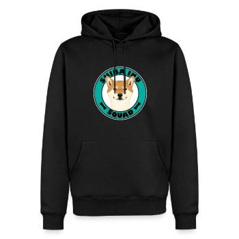Shiba Inu Squad I Dog Lover I Shiba Inu - Männer Premium Bio Hoodie - Schwarz - Vorne - Nico (187cm)