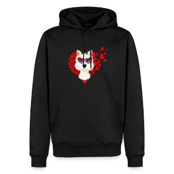 West Highland Terrier Lover I Dog Lover I West - Männer Premium Bio Hoodie - Schwarz - Vorne - Nico (187cm)