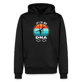 Gymnaste Handstand gymnastique gymnastique gymnastique - Sweat à capuche Premium bio Homme - noir - Devant - Nico (187cm)